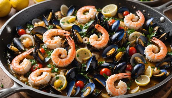 Poêlée de fruits de mer express et savoureuse